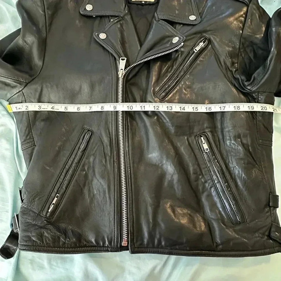 Vintage 90’s Hard Rock Cafe Leather Motorcycle Biker Jacket MIAMI. Sz: S. - Picture 7 of 16